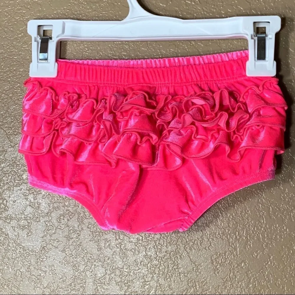 Cat & Jack baby girl pink velvet bloomers‎